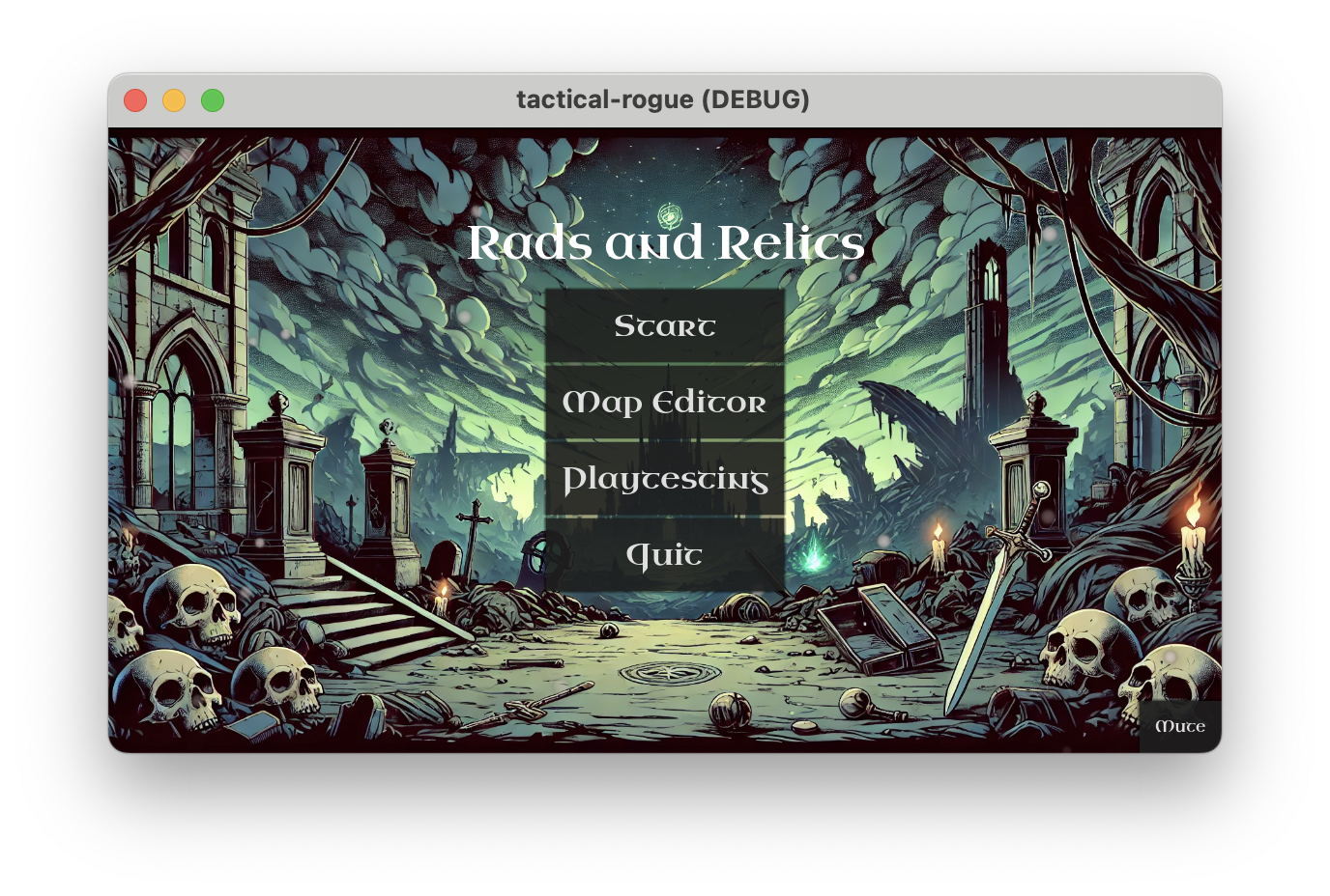 New title screen for Rads & Relics